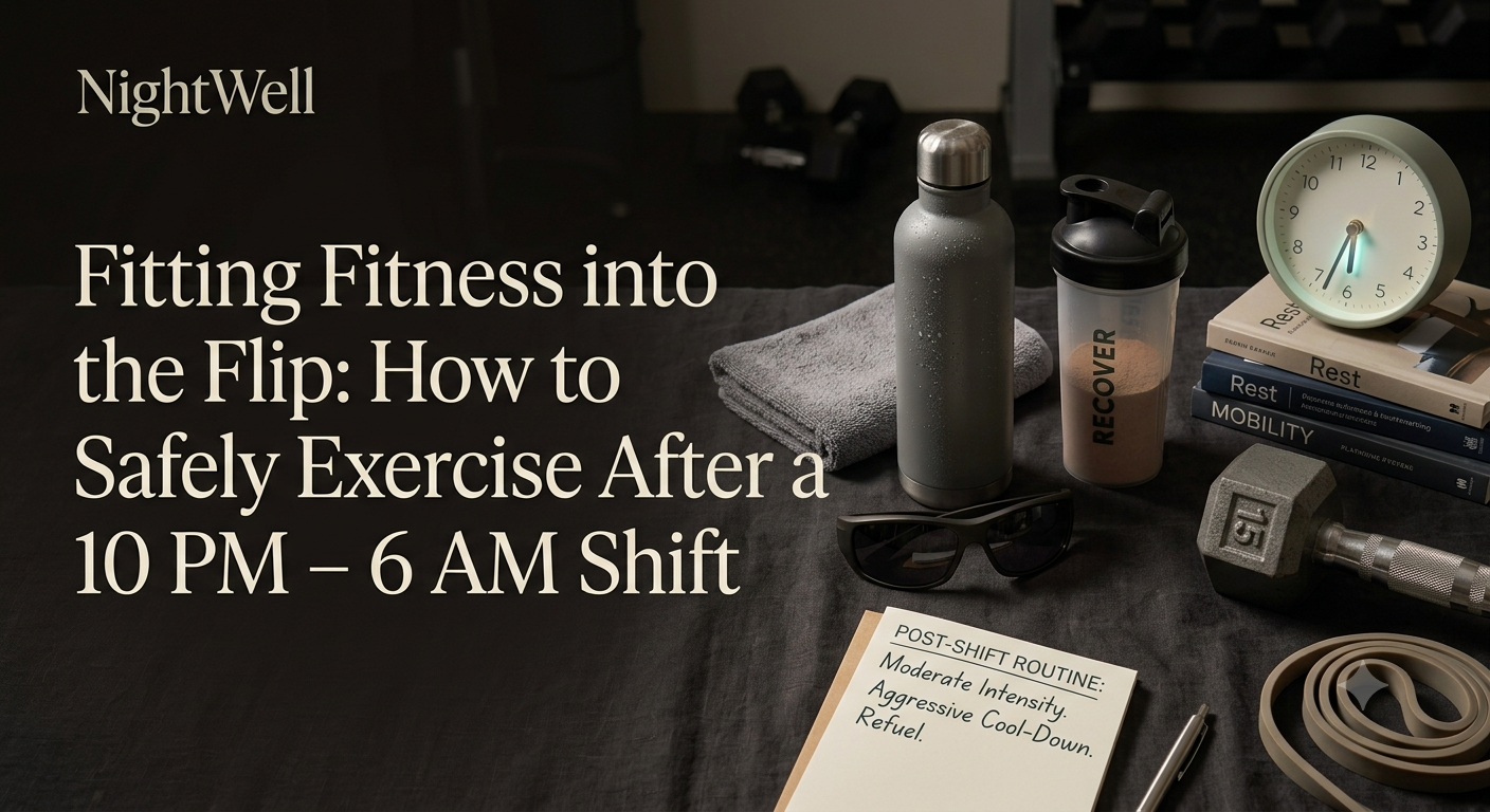 Fitting Fitness into the Flip: How to Safely Exercise After a 10 PM – 6 AM Shift