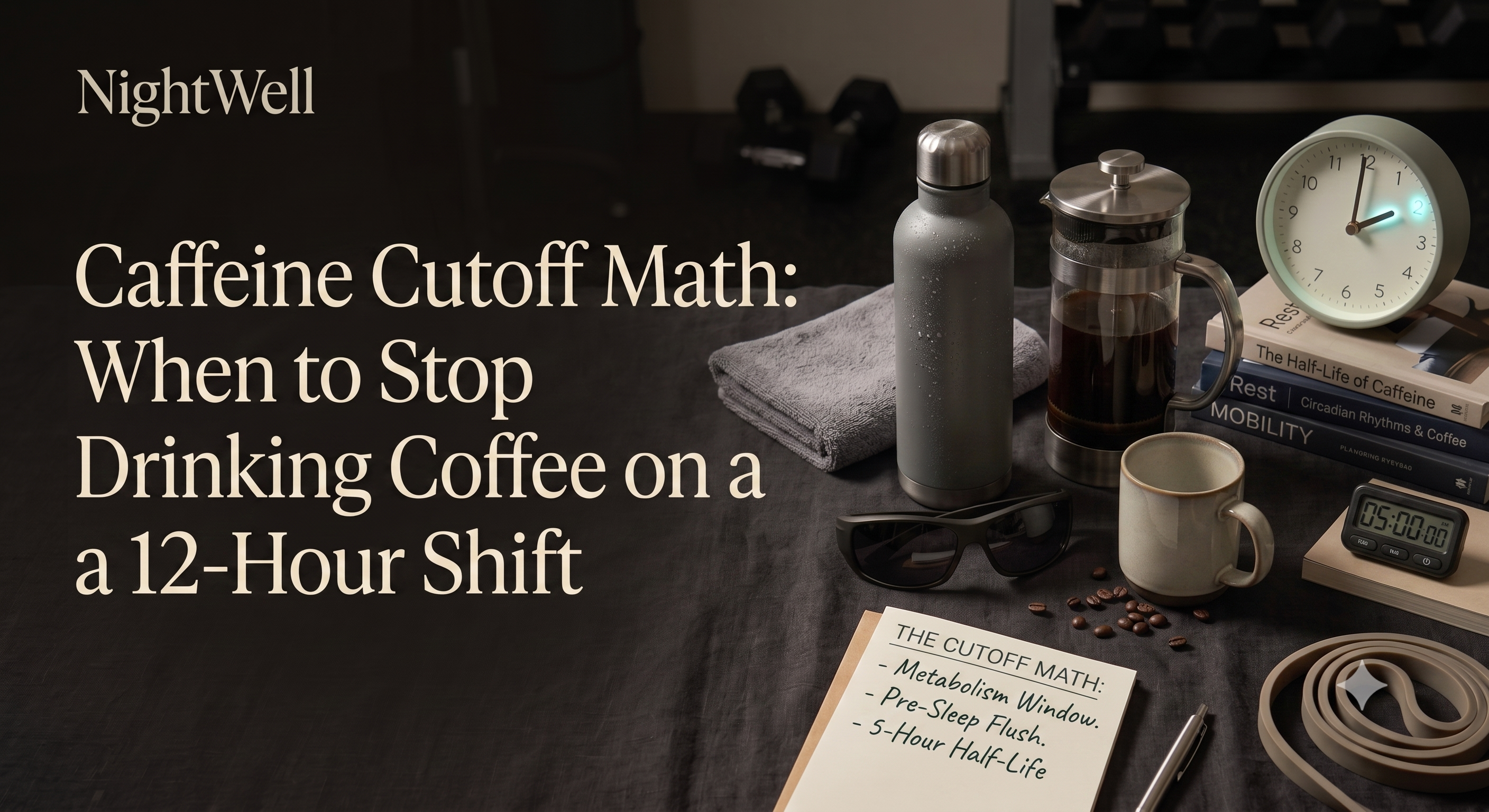 Caffeine Cutoff Math: When to Stop Drinking Coffee on a 12-Hour Shift