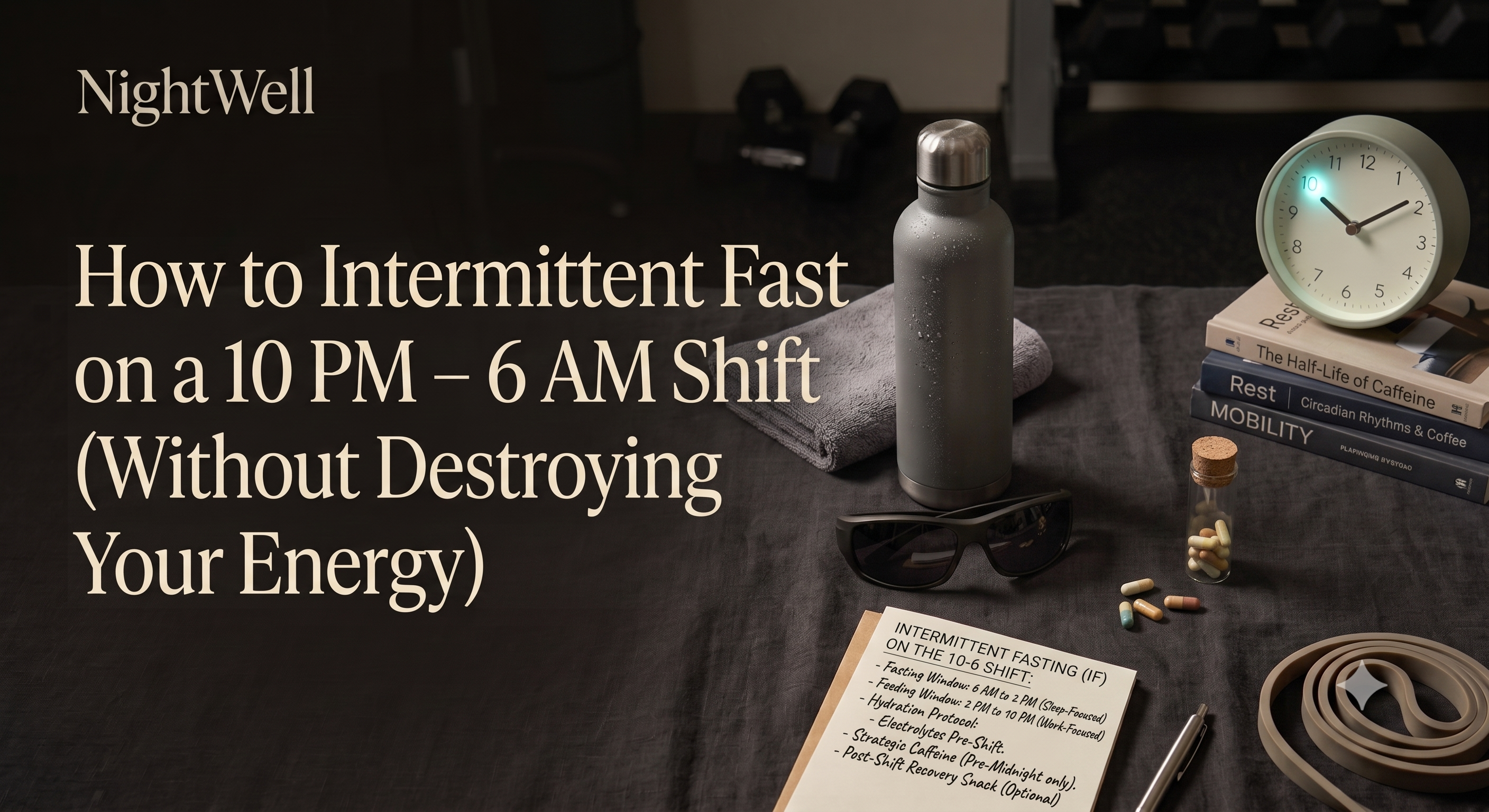 How to Intermittent Fast on a 10 PM–6 AM Shift (Without Destroying Your Energy)