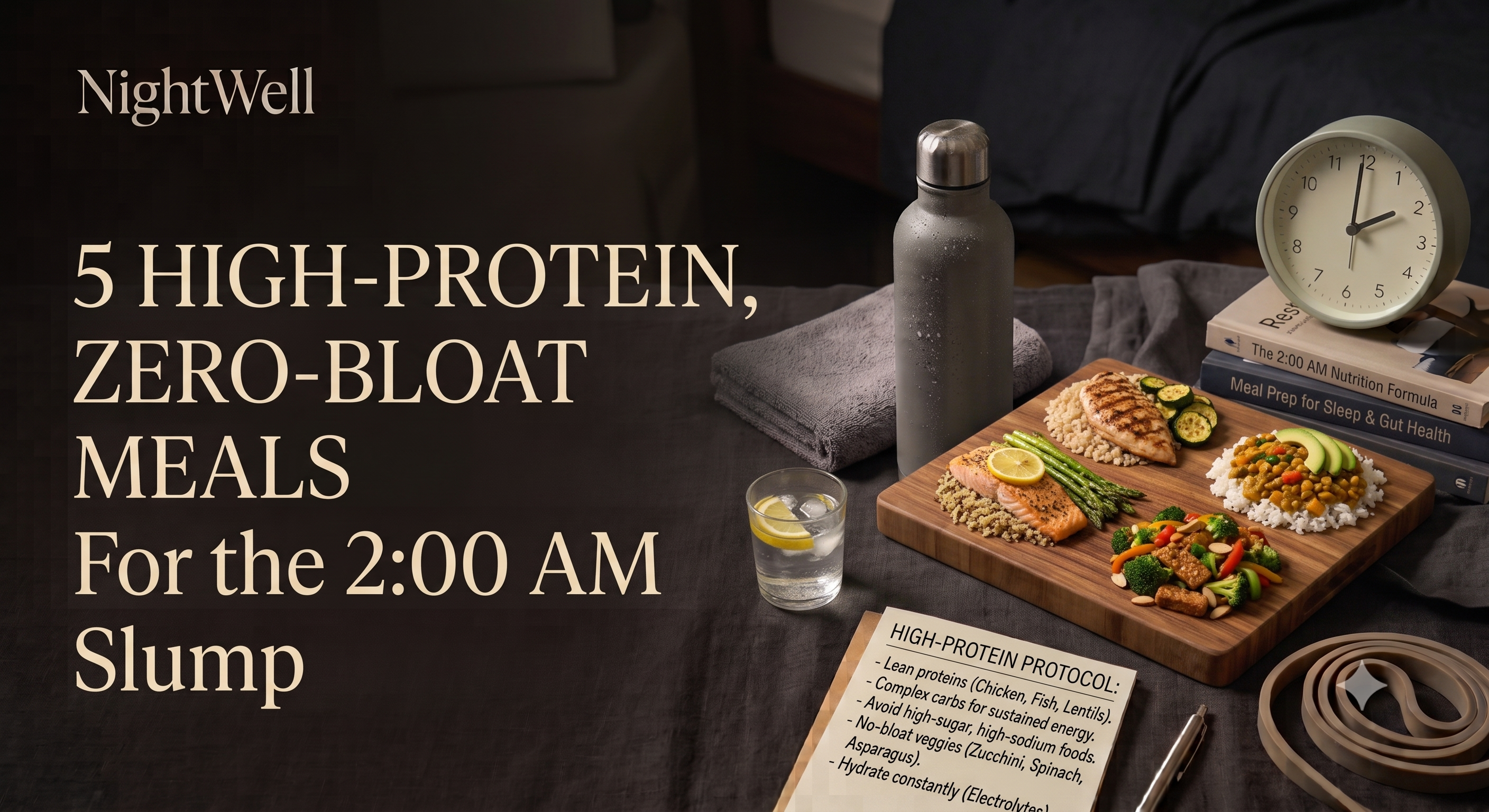 5 High-Protein, Zero-Bloat Meals for the 2:00 AM Slump