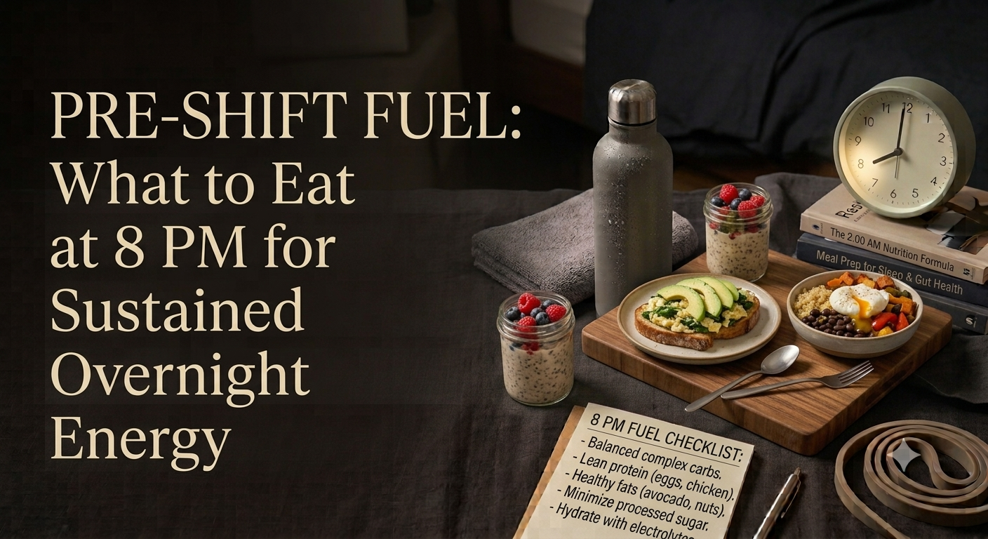 Pre-Shift Fuel: What to Eat at 8 PM for Sustained Overnight Energy