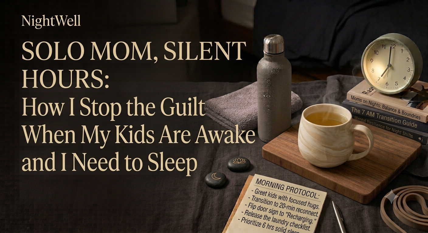 Solo Mom, Silent Hours: How I Stop the Guilt When My Kids Are Awake and I Need to Sleep